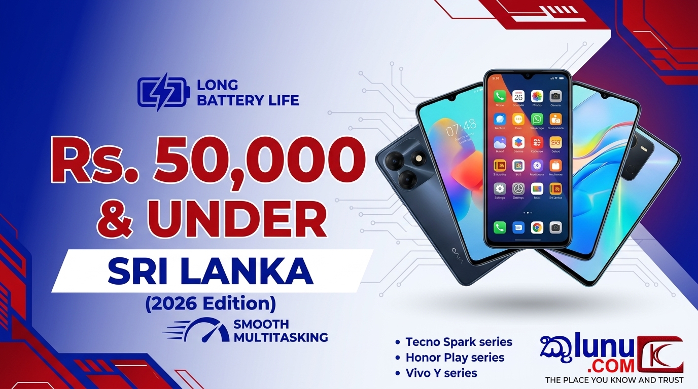 Best smartphones under 50000 in Sri Lanka - Kulunucom