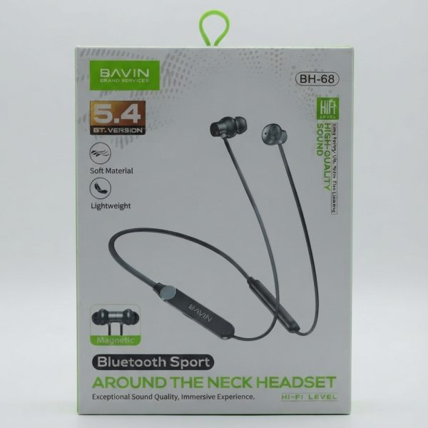 BAVIN BH-68 Bluetooth Sport Around-the-Neck Headset (Hi-Fi Level)