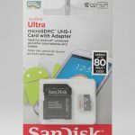 SanDisk Ultra microSDHC UHS-I Card 2GB with SD Adapter
