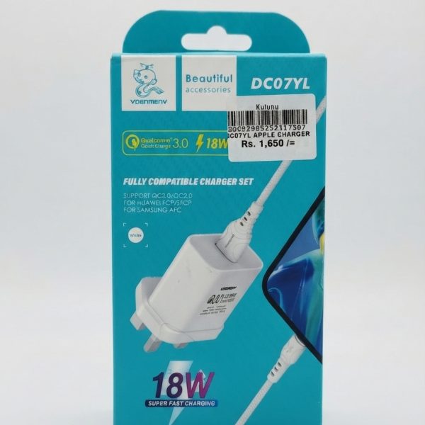 Vdenmenv DC07YL 18W Apple Charger Set