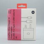 OnePlus Warp Charge 18 Power Adaptor & USB-A to Type-C USB Cable Kit (UK)