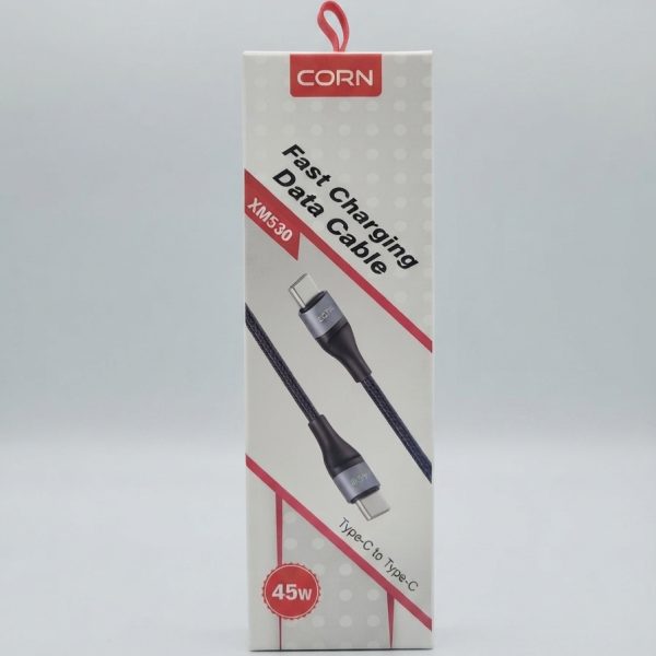 Corn XM530 Type-C to Type-C 45W Fast Charging Data Cable