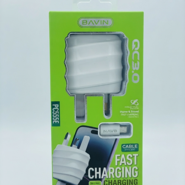 BAVIN PC555E Micro USB Charger (with QC3.0 Fast Charging)