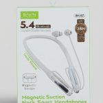 BAVIN BH-67 Magnetic Suction Neck Sport Headphones with LED Display