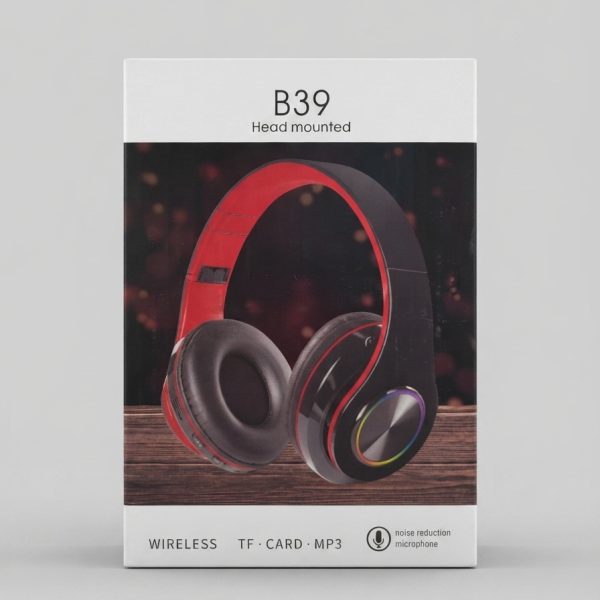 B39 Head-Mounted Wireless Bluetooth Headphones with TF Card and MP3 Support