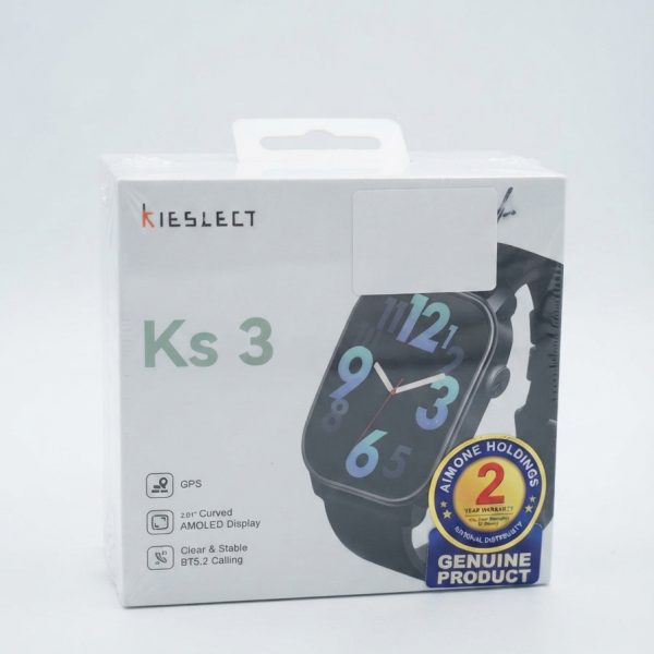 Kieslect Ks 3 Smart Watch with 2.01" Curved AMOLED Display & BT Calling