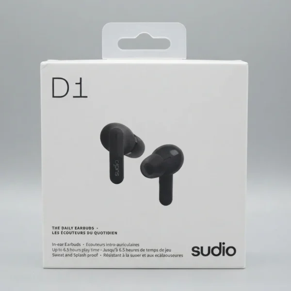 Sudio D1 True Wireless In-Ear Earbuds (Black)