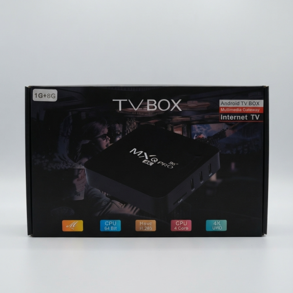 MXQ Pro 5G 4K Android TV Box (1GB + 8GB)