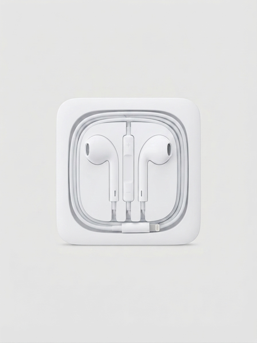 Gemini_Generated_Image_xrkf8exrkf8exrkf Apple EarPods with Lightning Connector - Image 1