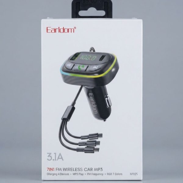Earldom ET-M105 FM Wireless Car MP3 Charger