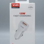 VABI C17 18W Qualcomm Quick Charge 3.0 Fast Car Charger (White)