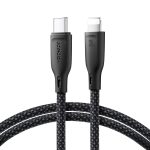 JOYROOM SA38-CL3 30W Coiled Fast Charging Data Cable for Car (Type-C to Type-C/PD) 1.5m-Black - Image 3