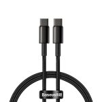 Baseus Tungsten Gold Fast Charging Data Cable Type-C To Type-C 100W 1M - Image 2