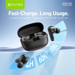 BAVIN BA100 TWS Bluetooth Hi-Res Audio Earbuds w/ Touch Control & AI Smart QR Code Earphone Key - Image 4