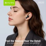 BAVIN BA100 TWS Bluetooth Hi-Res Audio Earbuds w/ Touch Control & AI Smart QR Code Earphone Key - Image 7