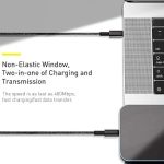 Baseus Tungsten Gold Fast Charging Data Cable Type-C to iP PD 20W 1m Black - Image 7