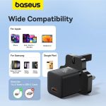 Baseus 20W GaN5 Mini Fast Charger Type-C UK Pin - Image 7