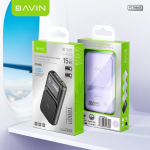 BAVIN PC1066 10000mAh 22.5W Portable Powerbank Fast Charging w/ Built-In Cable & Free Magnetic Ring