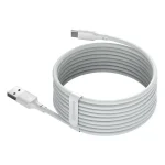 Baseus Simple Wisdom Data Cable Kit 150cm USB to Type-C 5A 2Pcs/Set - White - Image 3
