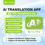 BAVIN BA100 TWS Bluetooth Hi-Res Audio Earbuds w/ Touch Control & AI Smart QR Code Earphone Key - Image 13