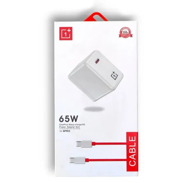 Oneplus 65W Power Adapter & Type-C Data Cable