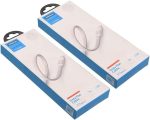 Joyroom s-1030m1 type c data flat cable with output 3 a and 1 m length set of 2 pieces - white