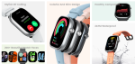Mibro C4 Square HD Screen Smart Watch - Black - Image 3