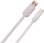 Joyroom s-1030m1 type c data flat cable with output 3 a and 1 m length set of 2 pieces - white - Image 3