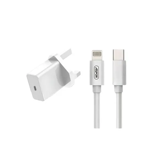 imgi_7_aspor-a808-20w-type-c-to-lightning-power-adapter-2HWc1wzRTre2 Aspor A808 20W Type-C To lightning Power Adapter - Image 1
