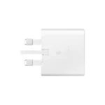 Samsung Original 25W Adapter USB-C 3 Pin - White - Image 4