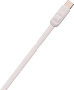 Joyroom s-1030m1 type c data flat cable with output 3 a and 1 m length set of 2 pieces - white - Image 4