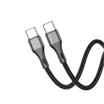 ASPOR AC-19 60W USB-C to USB-C Nylon Cable (1m) - Image 3