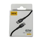 ASPOR AC-19 60W USB-C to USB-C Nylon Cable (1m)